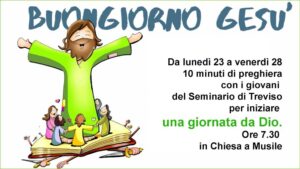 Scopri di più sull'articolo Buongiorno Gesù