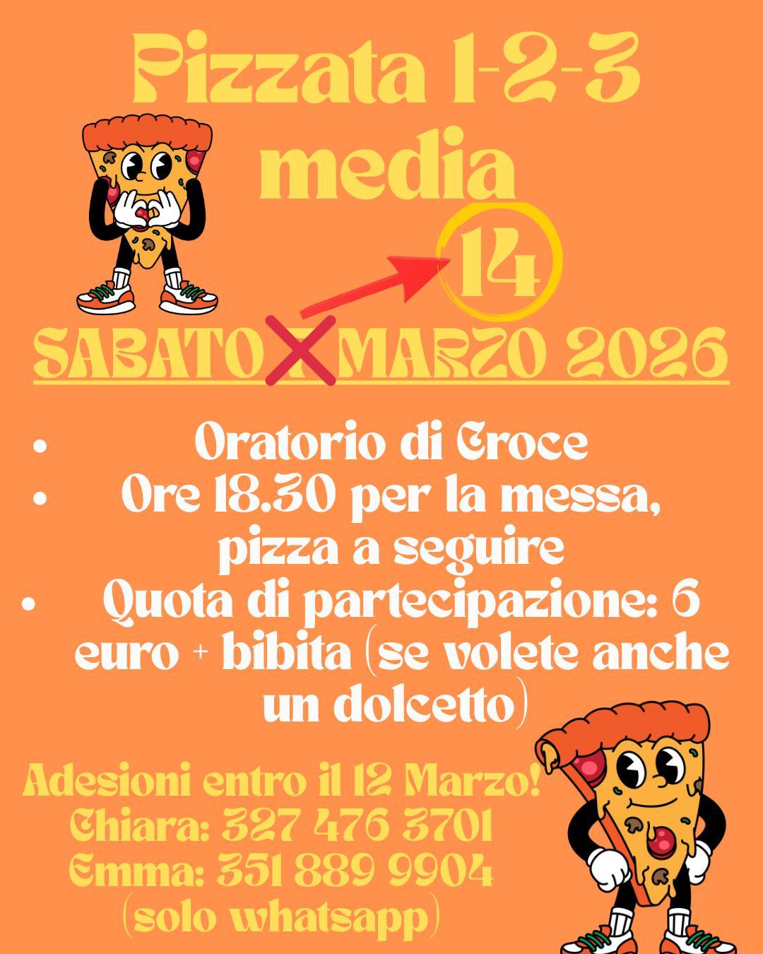 Scopri di più sull'articolo Pizzata 1-2-3 media